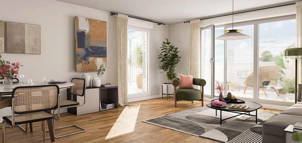 Programme immobilier neuf Aurore - Villemomble, appartements du studio au 4 pièces proches RER E (93250) - Référence : 17630