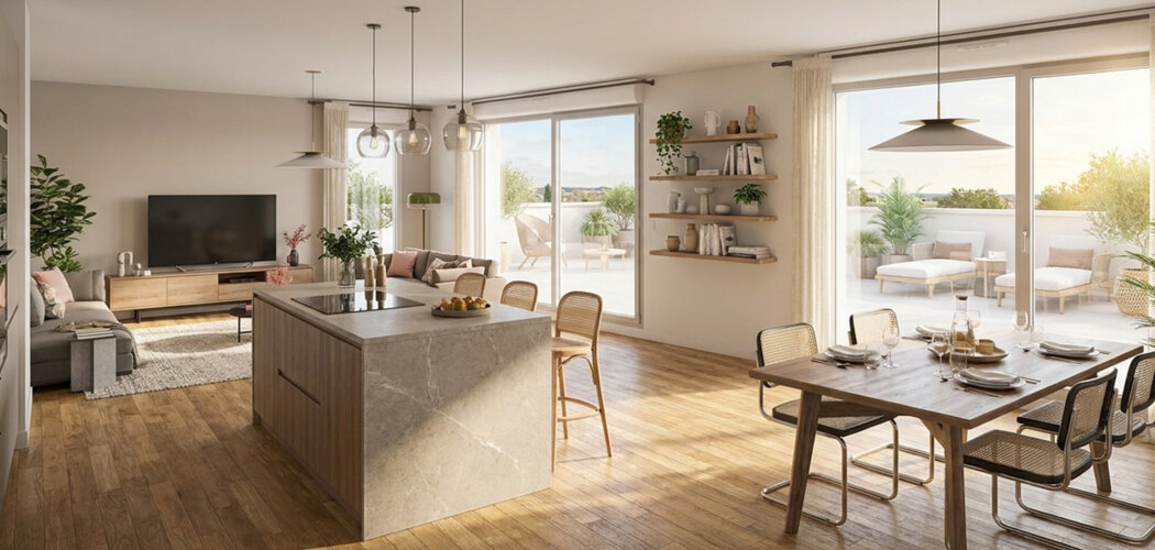 Programme immobilier neuf Aurore - Villemomble, appartements du studio au 4 pièces proches RER E (93250) - Référence : 17630