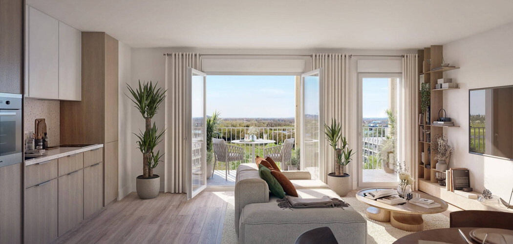 Programme immobilier neuf Boscaïa - Domaine de Geneste - Villenave-d'Ornon à deux pas de la future place du marché (33140) - Référence : 15023