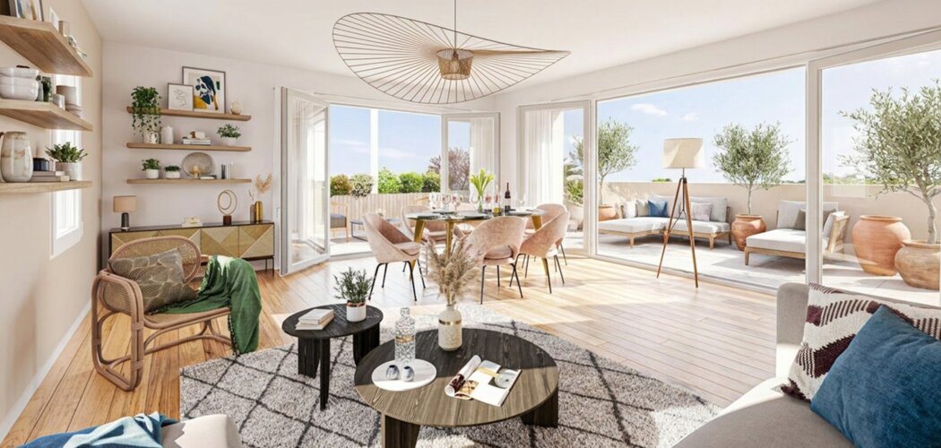 Programme immobilier neuf Le Clos des Sens - Villenave-d’Ornon à deux pas du tramway (33140) - Référence : 15021