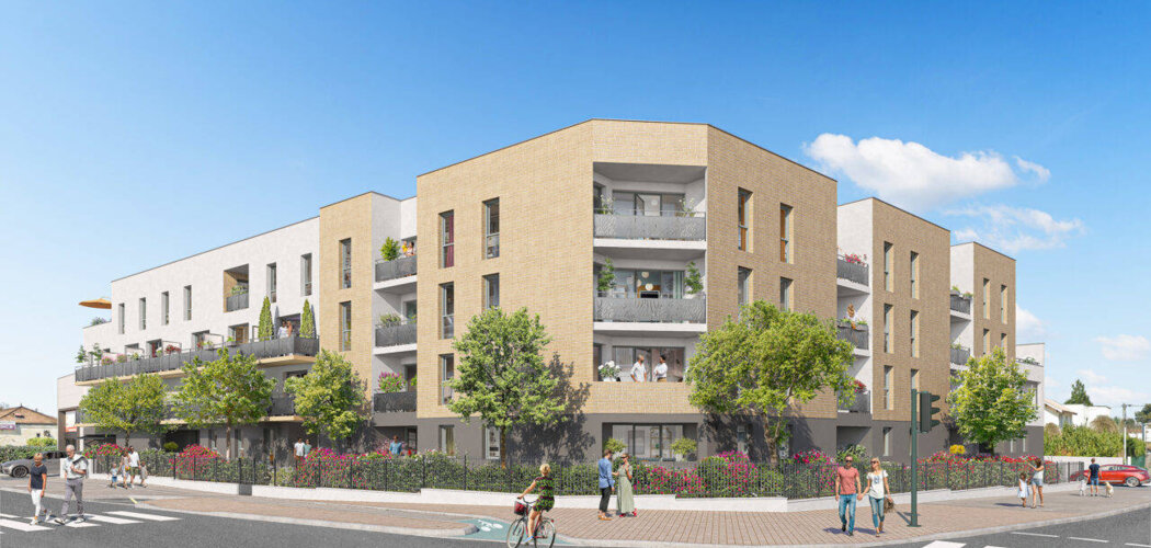 Programme immobilier neuf Les Jardins Saint-Yves - Villenave-d’Ornon centre Pont de la Maye proche du bus (33140) - Référence : 15019