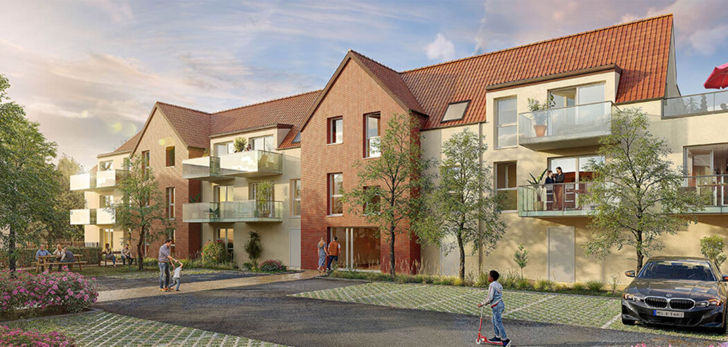 Programme immobilier neuf RESIDENCE GASTON BARATTE - Villeneuve-d’Ascq proche de la gare (59491) - Référence : 16809