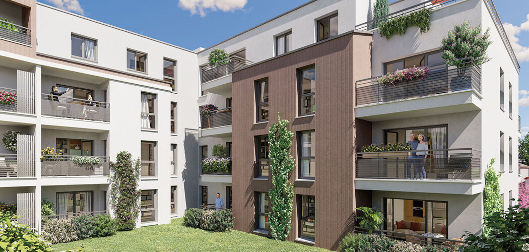 Programme immobilier neuf Le Clos des Berges - Villeneuve-la-Garenne résidence avec extérieurs proche Paris et RER D (92390) - Référence : 17713
