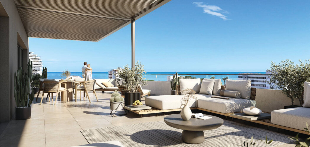 Programme immobilier neuf Sole Mare - Villeneuve-Loubet  à pied de la Plage de la Batterie (06270) - Référence : 14356