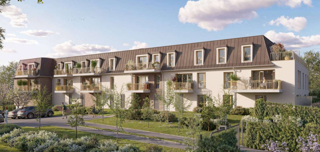 Programme immobilier neuf RESIDENCE DES PINS - Villers-sur-Mer à quelques minutes de la plage de la Côte Fleurie (14640) - Référence : 14518