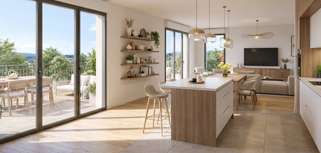 Programme immobilier neuf LE DOMAINE HAUT JARDIN - BAT C - Villerupt, douceur de vivre à 8 km du Luxembourg (54190) - Référence : 18078