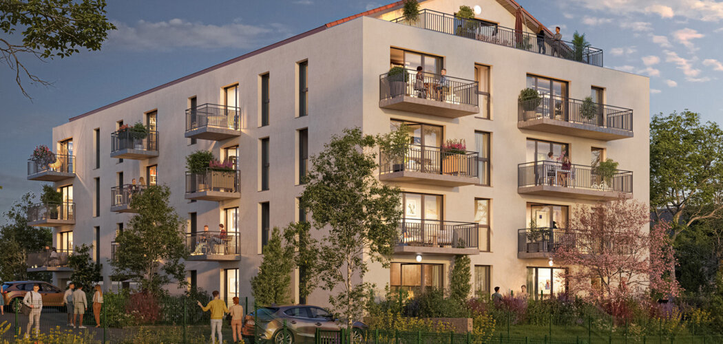 Programme immobilier neuf LE DOMAINE HAUT JARDIN - BAT C - Villerupt, douceur de vivre à 8 km du Luxembourg (54190) - Référence : 18078