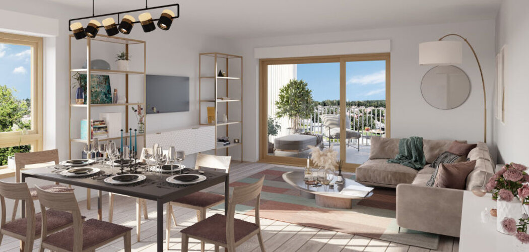 Programme immobilier neuf LES LODGES DU PARC - Villerupt résidence durable à 18 minutes de la frontière luxembourgeoise (54190) - Référence : 18075