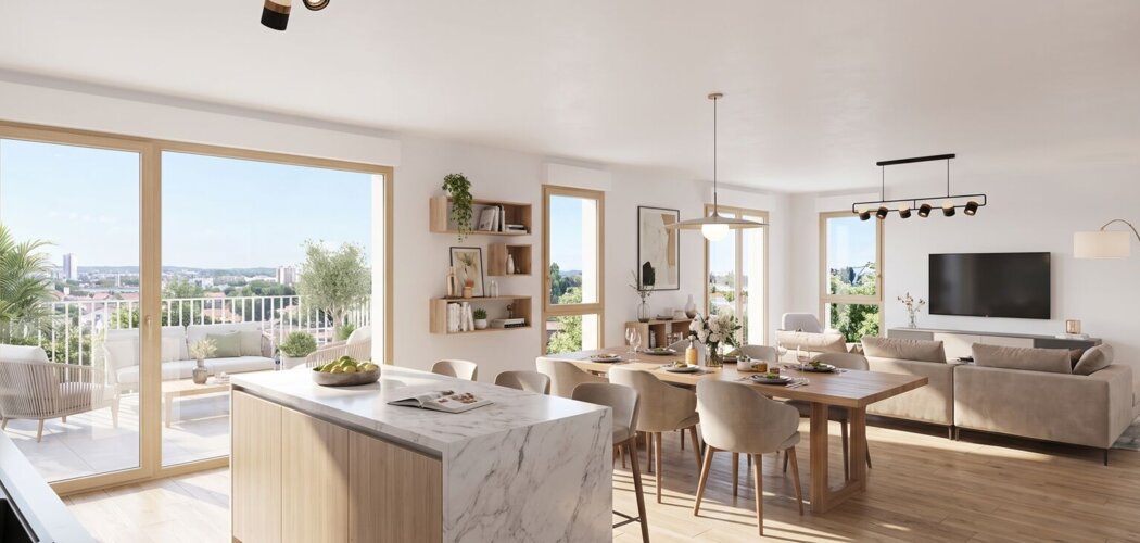 Programme immobilier neuf LES LODGES DU PARC - Villerupt résidence durable à 18 minutes de la frontière luxembourgeoise (54190) - Référence : 18075