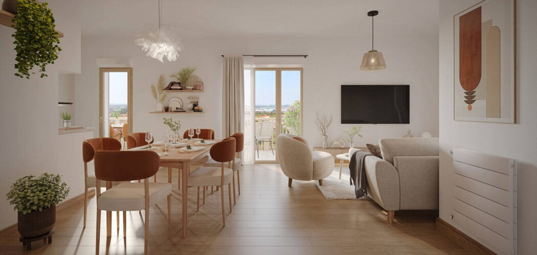 Programme immobilier neuf LES JARDINS FAJON - Villetaneuse proche du Parc Régional de la Butte Pinson (93430) - Référence : 16554