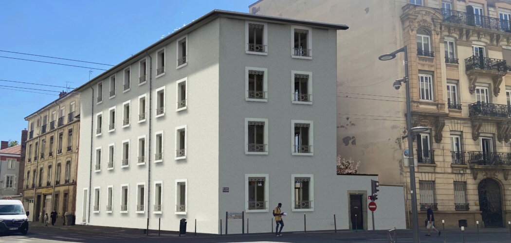 Programme immobilier neuf RESIDENCE CARMIN VEFA - SURELEVATION - TRAVAUX EN COURS (***ACTABLE) - Villeurbanne : 3 appartements neufs T3 à 15 min du métro A Gratte-Ciel (69100) - Référence : 9489
