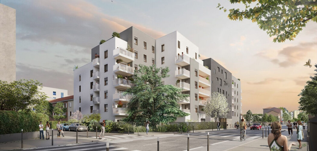 Programme immobilier neuf DUA - Villeurbanne à proximité du campus de La Doua (69100) - Référence : 16056