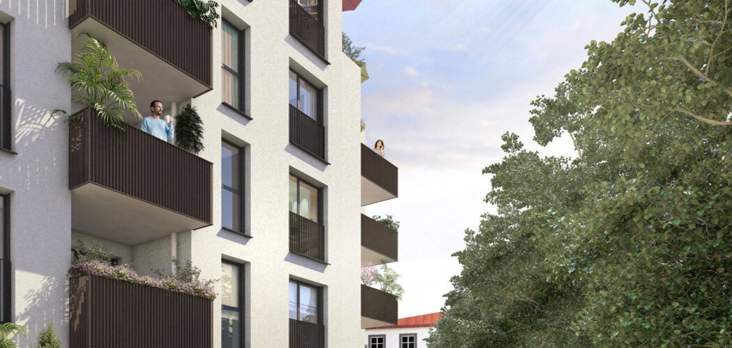 Programme immobilier neuf IRIS - Villeurbanne : appartements neufs du 2 au 5 pièces à 12 min du cœur de Lyon (69100) - Référence : 8421