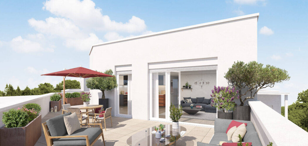 Programme immobilier neuf Les Allées Perroncel - Villeurbanne : Appartements studio–T5 avec balcons, loggias et proximité Campus LyonTech-La Doua (69100) - Référence : 17208