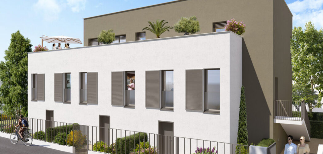 Programme immobilier neuf Le 191 Salengro - Villeurbanne : Appartements T2–T5 avec terrasses, jardins privatifs et potagers partagés dans le secteur Croix-Luizet proche La Doua (69100) - Référence : 14336