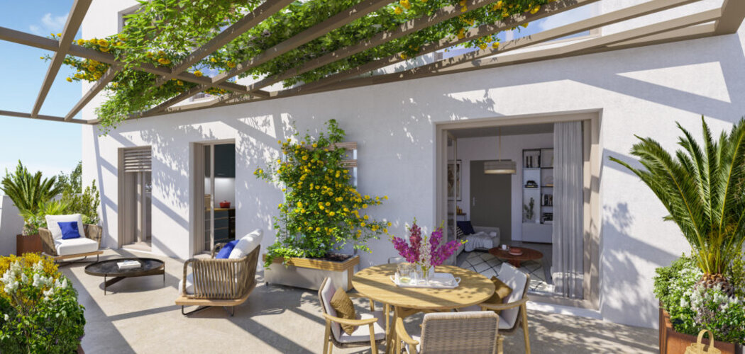 Programme immobilier neuf Le 191 Salengro - Villeurbanne : Appartements T2–T5 avec terrasses, jardins privatifs et potagers partagés dans le secteur Croix-Luizet proche La Doua (69100) - Référence : 14336