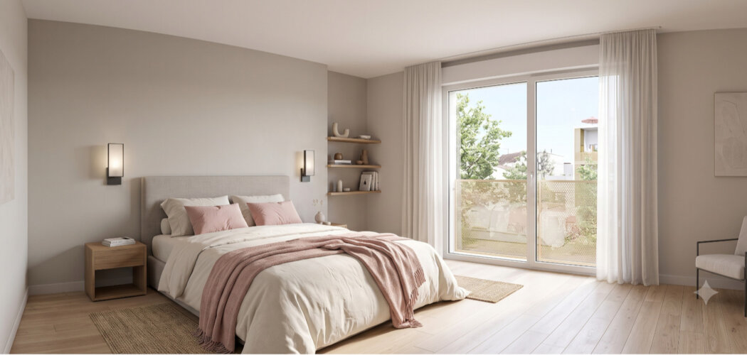 Programme immobilier neuf Park Lane - Villeurbanne : Appartements T2–T5 avec terrasses, parking sécurisé et proximité Parc Nathalie Gauthier (69100) - Référence : 14746