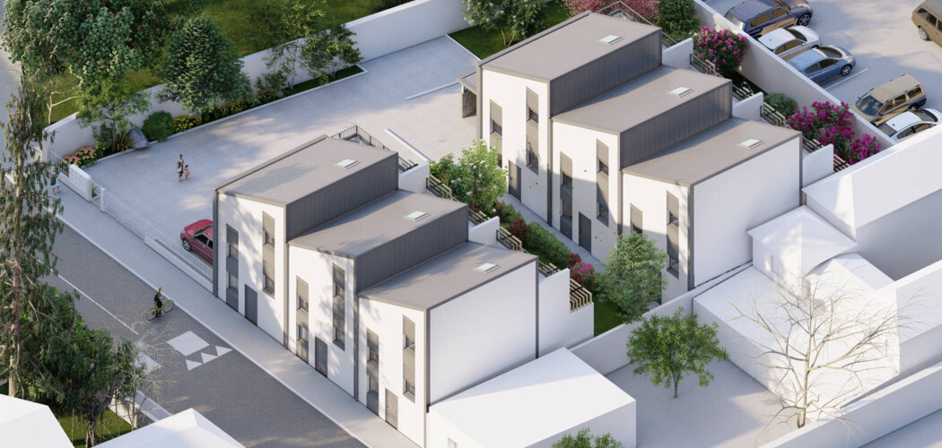 Programme immobilier neuf LES CONTEMPORAINES - Villeurbanne aux portes de Lyon par le métro A (69100) - Référence : 16051