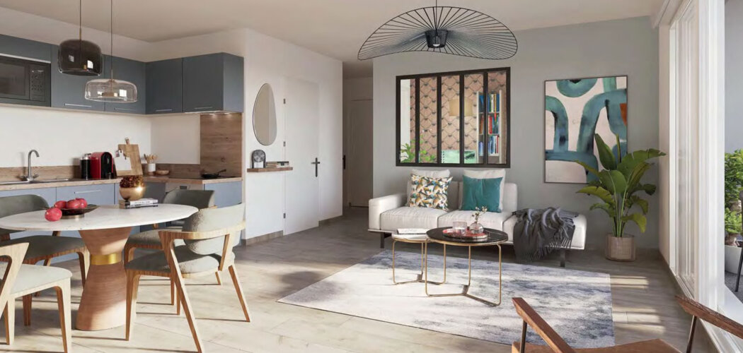 Programme immobilier neuf MONOPOLIS - Villeurbanne Cusset à deux pas du métro A (69100) - Référence : 16965