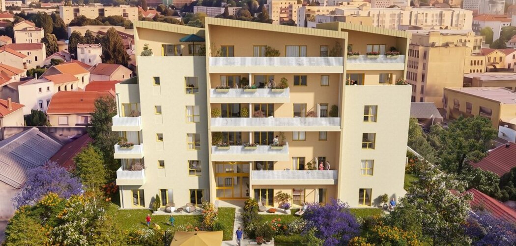 Programme immobilier neuf L'INTIMISTE - Villeurbanne quartier Flachet proche du métro A (69100) - Référence : 18277