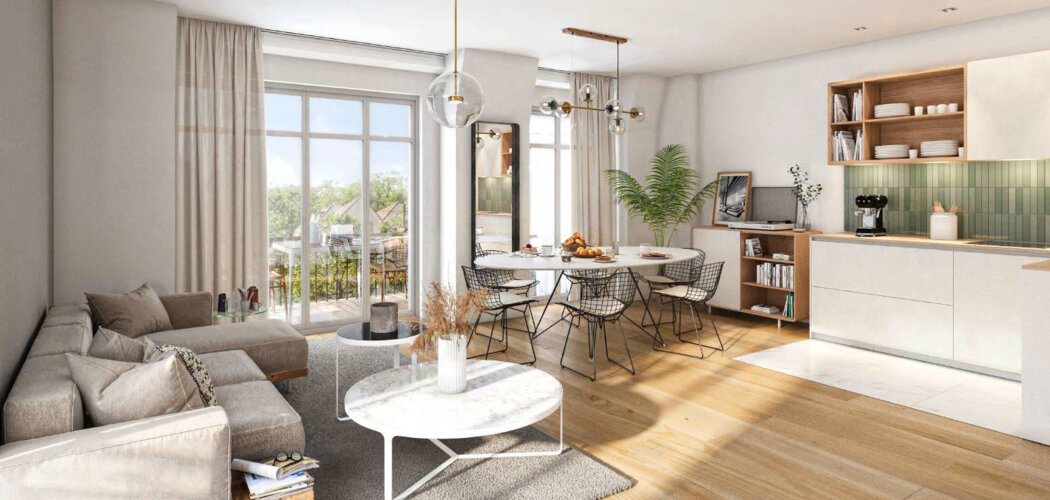 Programme immobilier neuf Le Petit Trianon (94) - Villiers-sur-Marne à 600 m du RER E (94350) - Référence : 16396
