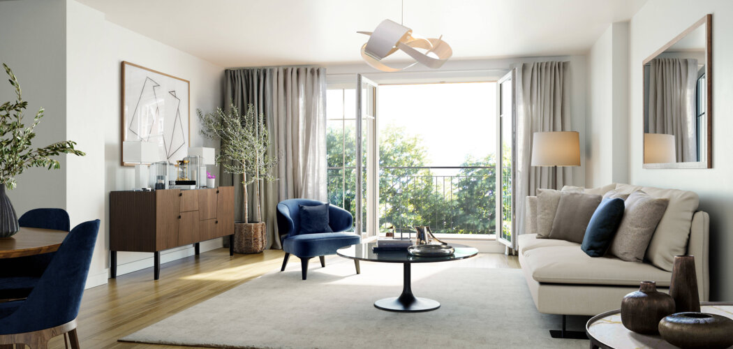 Programme immobilier neuf Les Jardins Leclerc - Villiers-sur-Marne à 8 minutes à pied du RER E et du centre-ville (94350) - Référence : 16477
