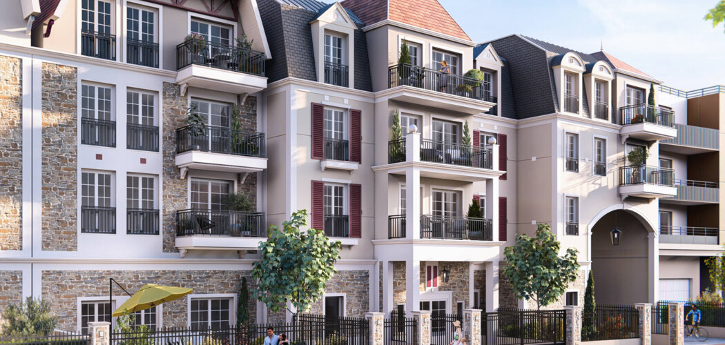 Programme immobilier neuf Les Jardins Leclerc - Villiers-sur-Marne à 8 minutes à pied du RER E et du centre-ville (94350) - Référence : 16477