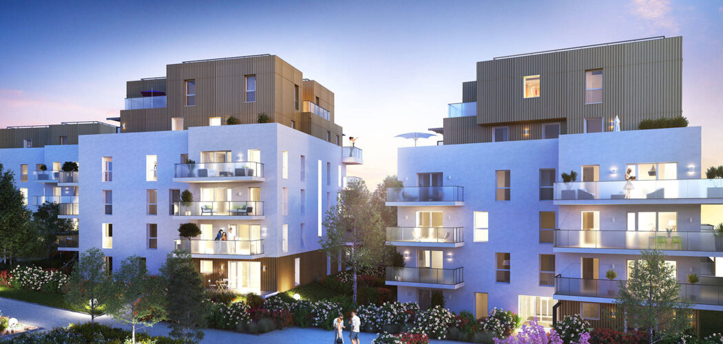 Programme immobilier neuf Origami - Viry : Appartements T2–T5 avec balcons, terrasses et vues montagne proche de la frontière (74580) - Référence : 5992