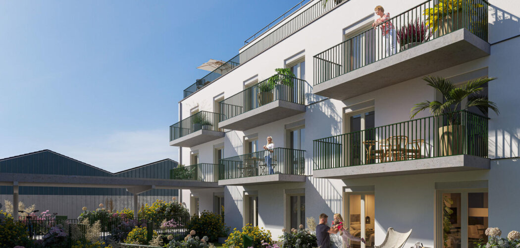Programme immobilier neuf Tierni - Vitré : appartements neufs du 2 au 4 pièces à 5 min du Jardin des Plantes (35500) - Référence : 15267