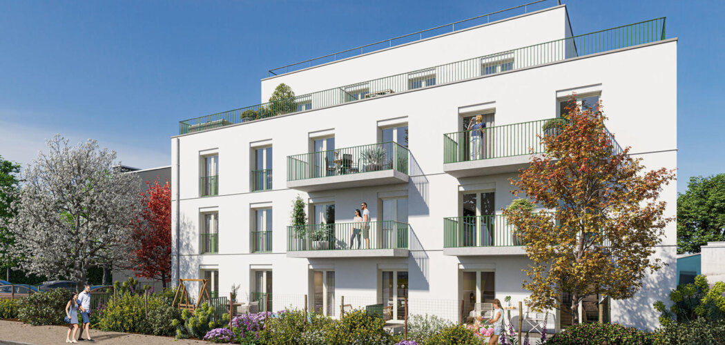 Programme immobilier neuf Tierni - Vitré : appartements neufs du 2 au 4 pièces à 5 min du Jardin des Plantes (35500) - Référence : 15267