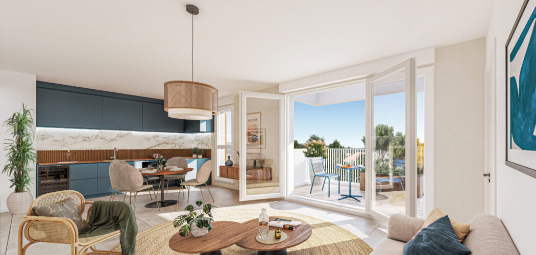 Programme immobilier neuf Les Boiseries du Parc - Vitrolles : appartements neufs T2–T4 à 15 min des plages du Jai (13127) - Référence : 14425