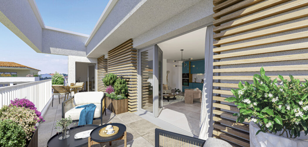 Programme immobilier neuf Les Boiseries du Parc - Vitrolles : appartements neufs T2–T4 à 15 min des plages du Jai (13127) - Référence : 14425