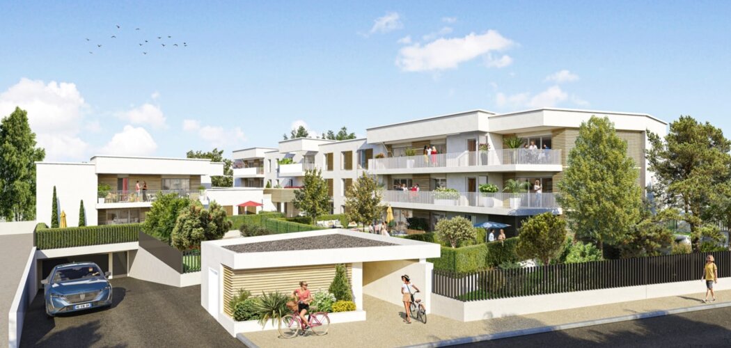 Programme immobilier neuf Les Boiseries du Parc - Vitrolles : appartements neufs T2–T4 à 15 min des plages du Jai (13127) - Référence : 14425