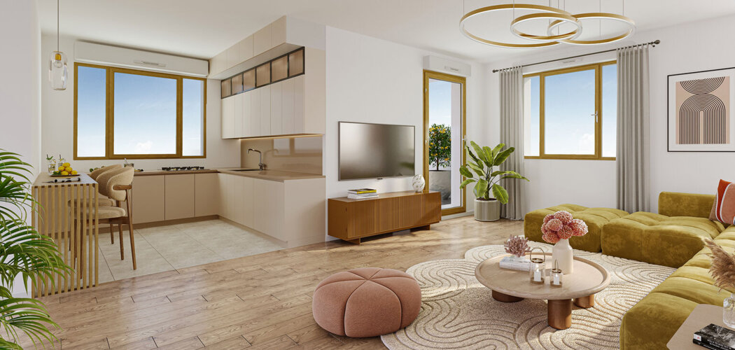 Programme immobilier neuf JARDINS EN SEINE - Vitry-sur-Seine, une adresse connectée près des quais (94400) - Référence : 17947