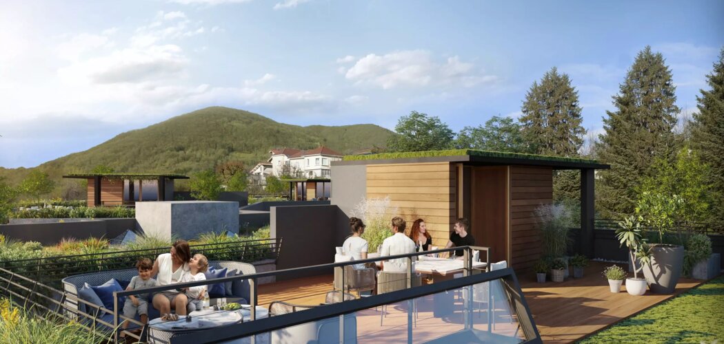 Programme immobilier neuf L'Audacieux - Voiron : appartements neufs T2–T5 à 10 min du centre-ville (38500) - Référence : 15358