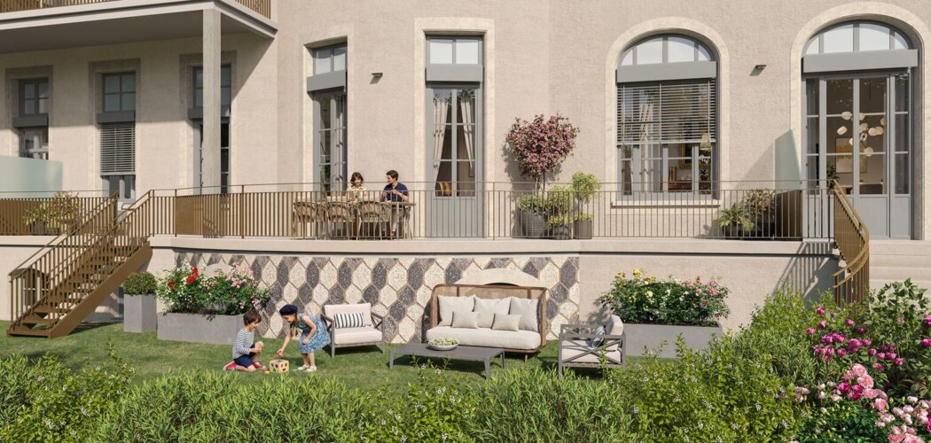 Programme immobilier neuf LE CHATEAU - Voiron appartements réhabilités dans ancien hôpital (38500) - Référence : 18100
