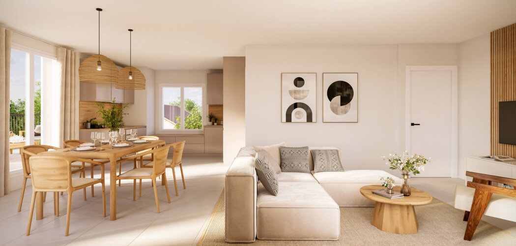 Programme immobilier neuf Les Jardins d'Olympe - Voiron cadre privilégié sur les hauts de Criel (38500) - Référence : 15365