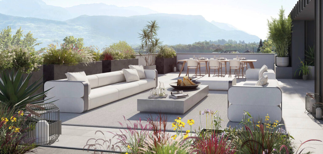 Programme immobilier neuf PARC EDENIA - Voiron : résidence verdoyante du 2 au 5 pièces en secteur Maubec (38500) - Référence : 10949