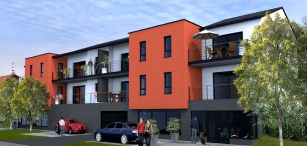 Programme immobilier neuf  - Volmerange-les-Mines : 12 appartements T2–T4 personnalisables dans un immeuble à taille humaine (57330) - Référence : 40