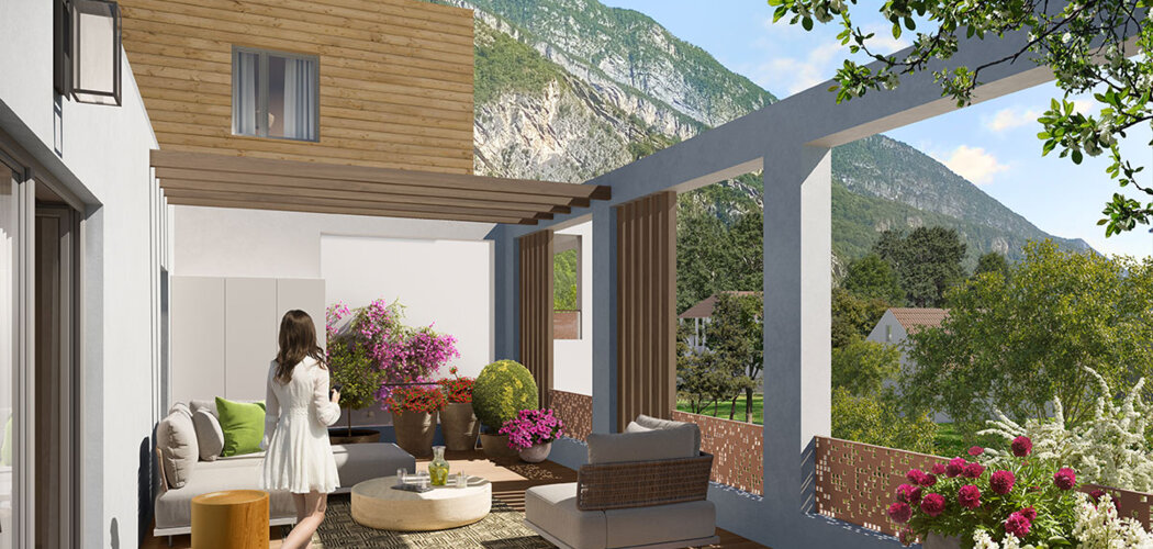 Programme immobilier neuf HORATIO B - Voreppe : appartements neufs T2–T4 dans le quartier de l'Hoirie à 20 min de Grenoble (38340) - Référence : 15441