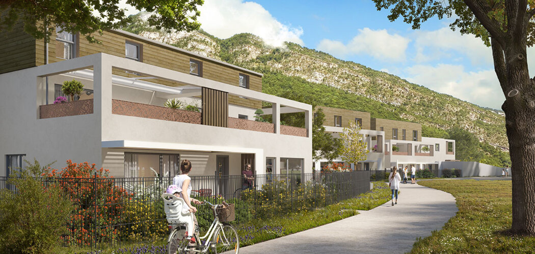 Programme immobilier neuf HORATIO B - Voreppe : appartements neufs T2–T4 dans le quartier de l'Hoirie à 20 min de Grenoble (38340) - Référence : 15441