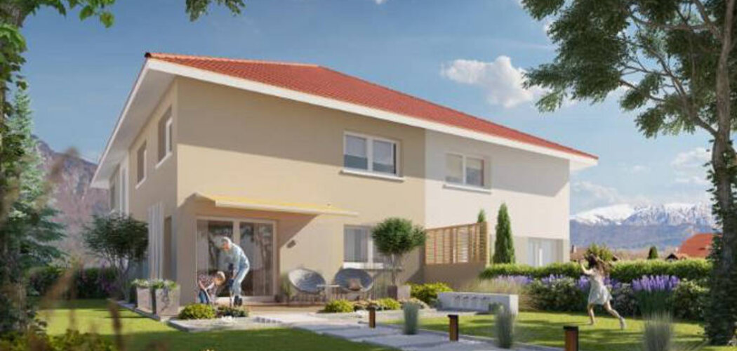 Programme immobilier neuf LES CARRÉS VALÉRIANES - Vougy : Appartements T4 avec terrasses, jardins et double exposition proche du centre village (74130) - Référence : 4420