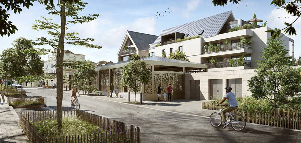 Programme immobilier neuf CARRE DES HALLES - Vouvray cadre agréable en cœur de ville (37210) - Référence : 15354