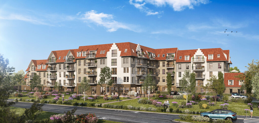 Programme immobilier neuf Villa Obert - Wambrechies : appartements neufs du 2 au 4 pièces à 15 min de l'hypercentre de Lille (59118) - Référence : 15770