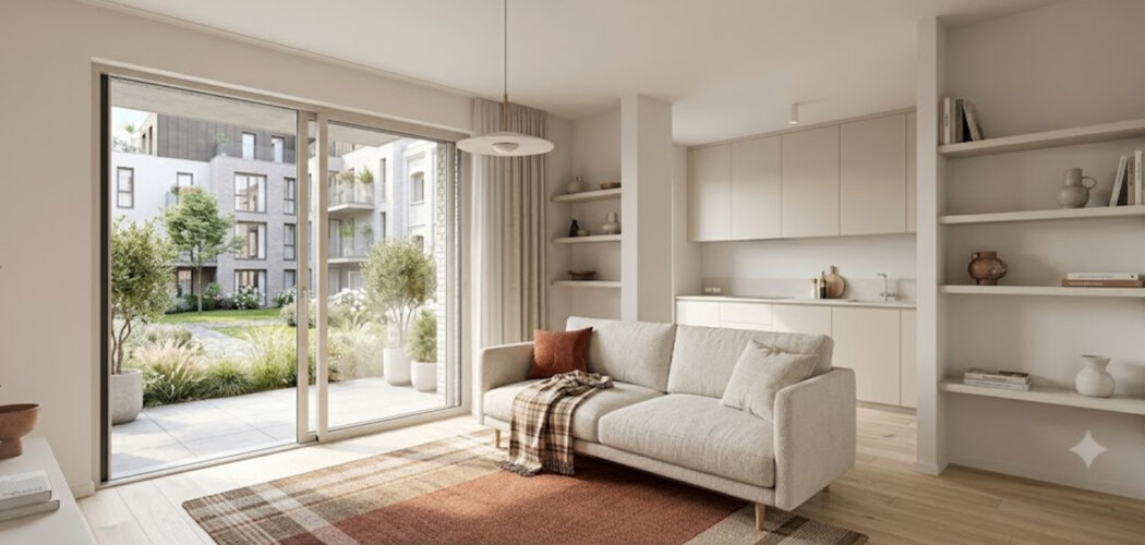 Programme immobilier neuf Quintessence - Wambrechies : Appartements T2–T4 avec rooftop, co-working et bibliothèque au bord de la Deûle (59118) - Référence : 14419