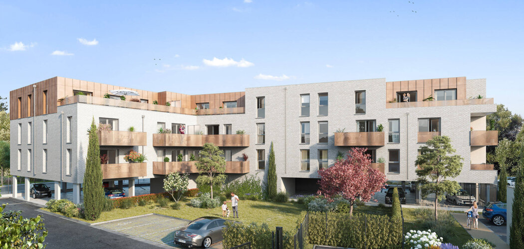 Programme immobilier neuf Clos Cérès - Wambrechies : maisons et appartements neufs en quartier résidentiel proche de Lille (59118) - Référence : 14916