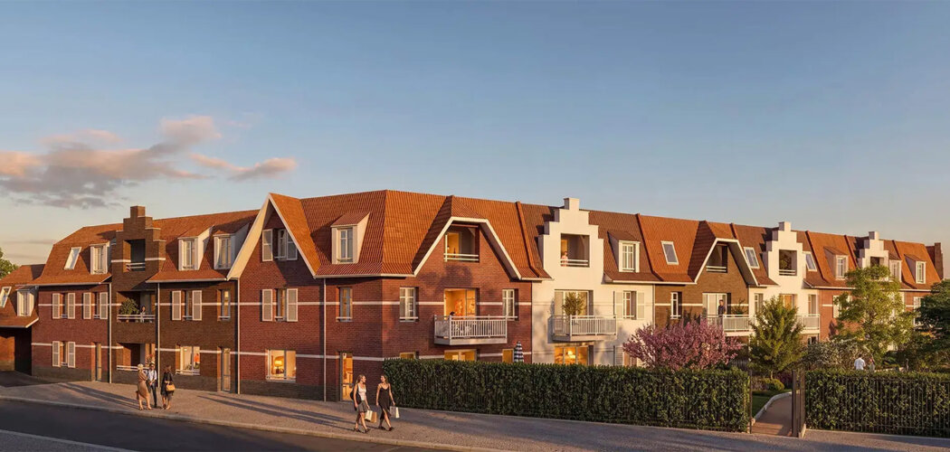 Programme immobilier neuf Domaine Saint Louis - Wasquehal, appartements avec extérieur près de Lille et de la Belgique (59290) - Référence : 17575