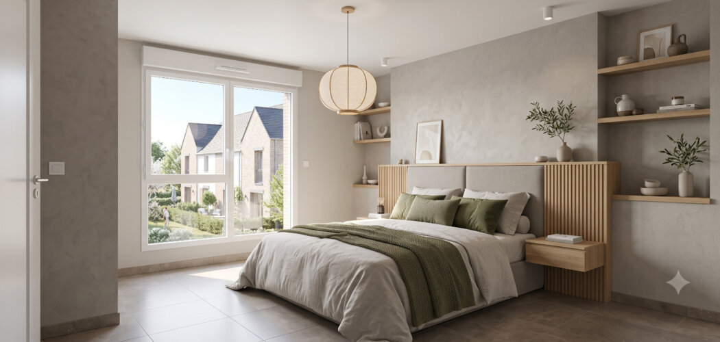 Programme immobilier neuf LES JARDINS DE ST CLEMENT - Wasquehal : Appartements studio–T4 et maisons T4–T5 avec terrasses, jardins privatifs et proximité commodités (59290) - Référence : 14794