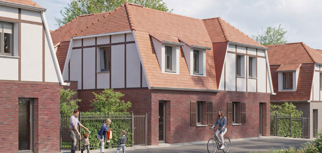 Programme immobilier neuf BELLA VILLA - Wasquehal maisons 4 et 5 pièces à 17 minutes de Lille (59290) - Référence : 17716
