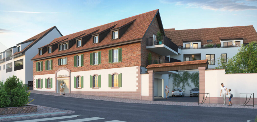 Programme immobilier neuf LE BELVEDERE - Wasselonne centre proche de Strasbourg (67310) - Référence : 10922